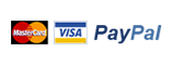Metodi di pagamento - Visa, Mastercard, Paypal
